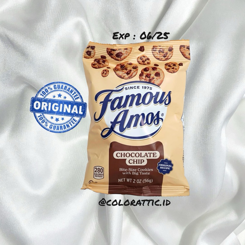 

Famous Amos Chocolate Chip Cookie 2 Oz ( 56 Grms )- From Usa