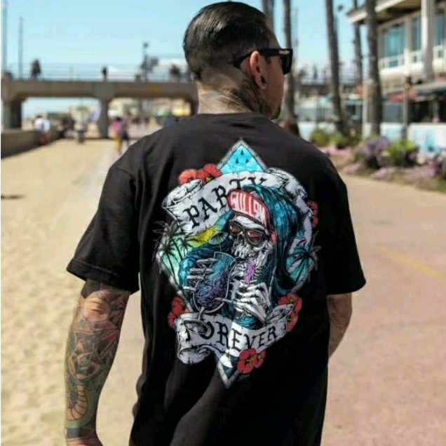 T-Shirt Tattoo - PARTY FOREVER | Sullen Art Co.