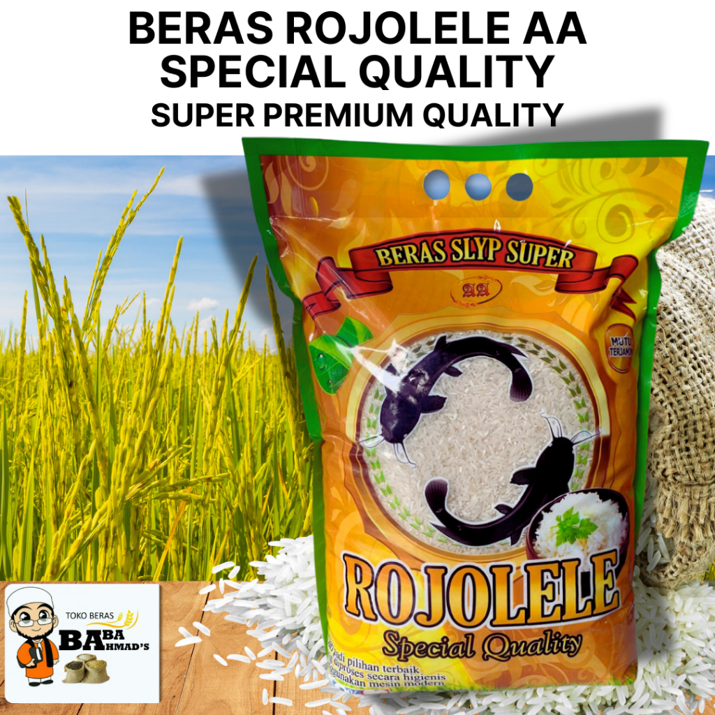 

BERAS ROJOLELE AA SPECIAL QUALITY SUPER PREMIUM - 5KG