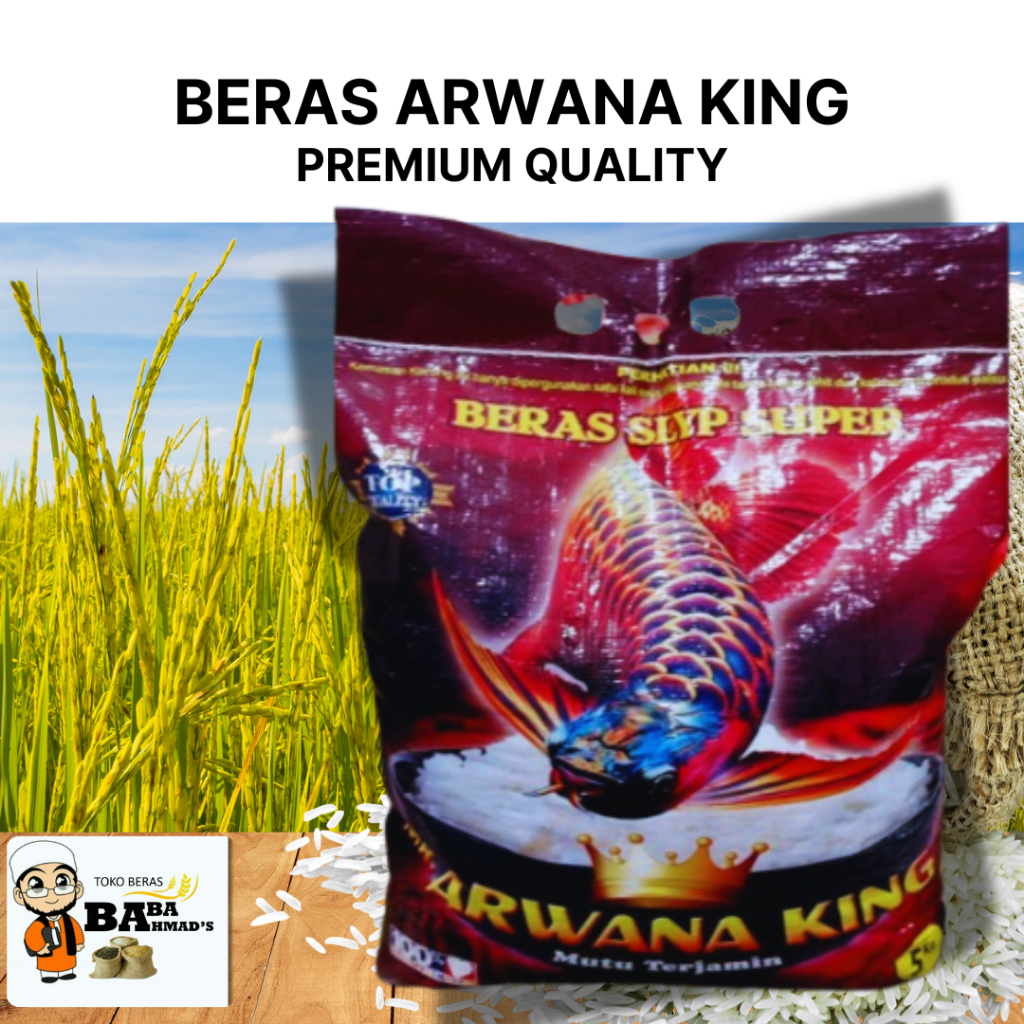 

BERAS ARWANA KING - 5KG/10KG