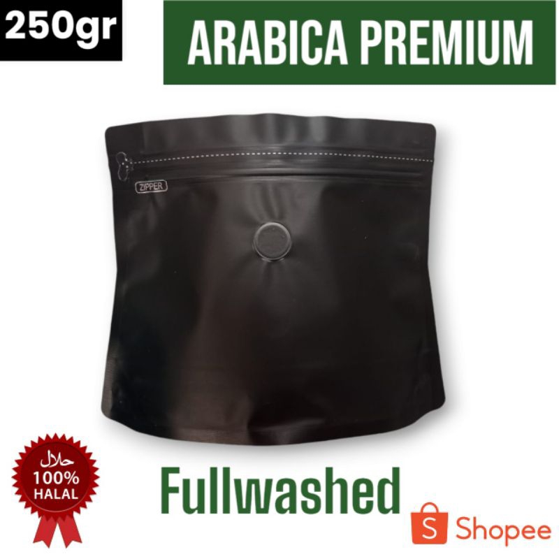 

Biji kopi bubuk arabika petik merah 250gram