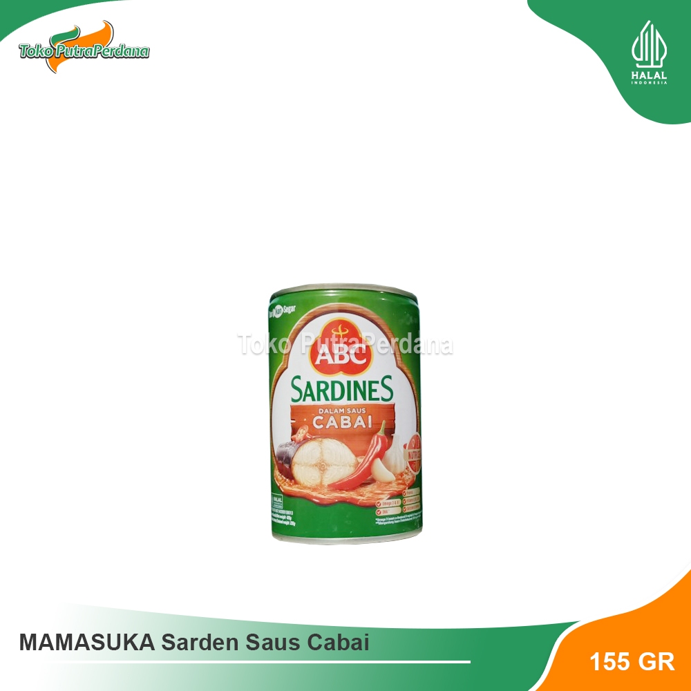 

ABC Sarden Saus Cabai 155gr