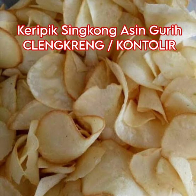 

(250 GR) KERIPIK SINGKONG ASIN GURIH | CLENGKRENG | KONTOLIR UTUHAN KHAS MAGELANG