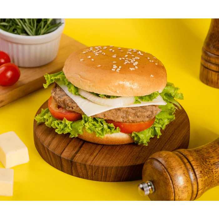 

Aladdin Kebab - Burger Double Cheese (Ready to Eat/Matang)