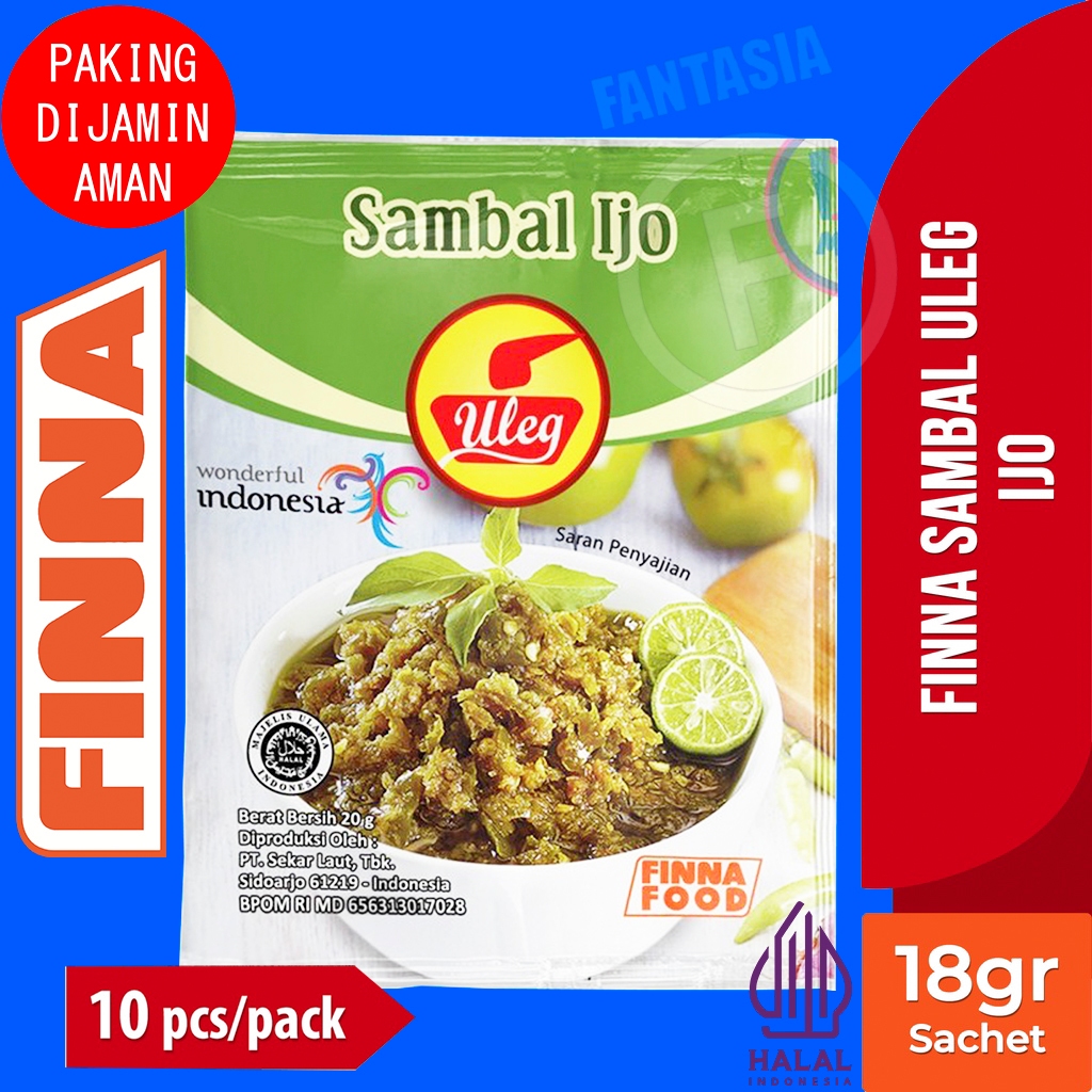 

Finna Sambal Uleg Ijo PACK FUN CORNER DENGAN PAKING AMAN