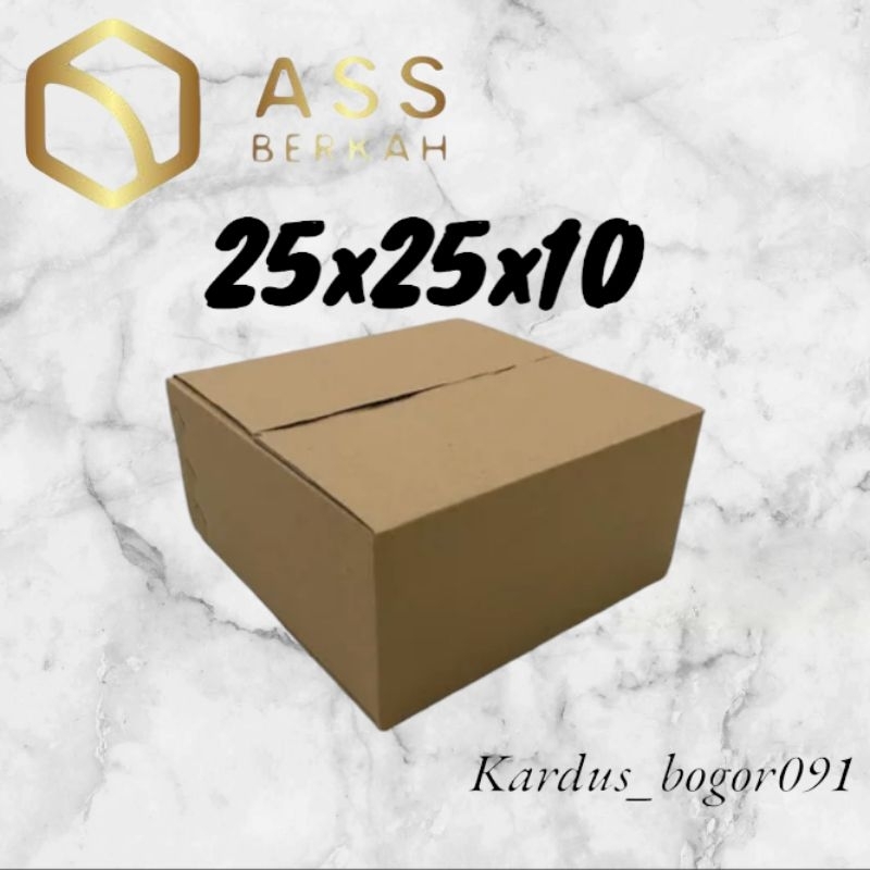 

kardus box packing 25×25×10