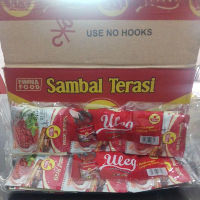 

Sambal terasi Finna uleg renceng isi 10 pcs