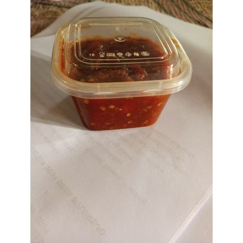 

sambal trasi home Made 200 gram