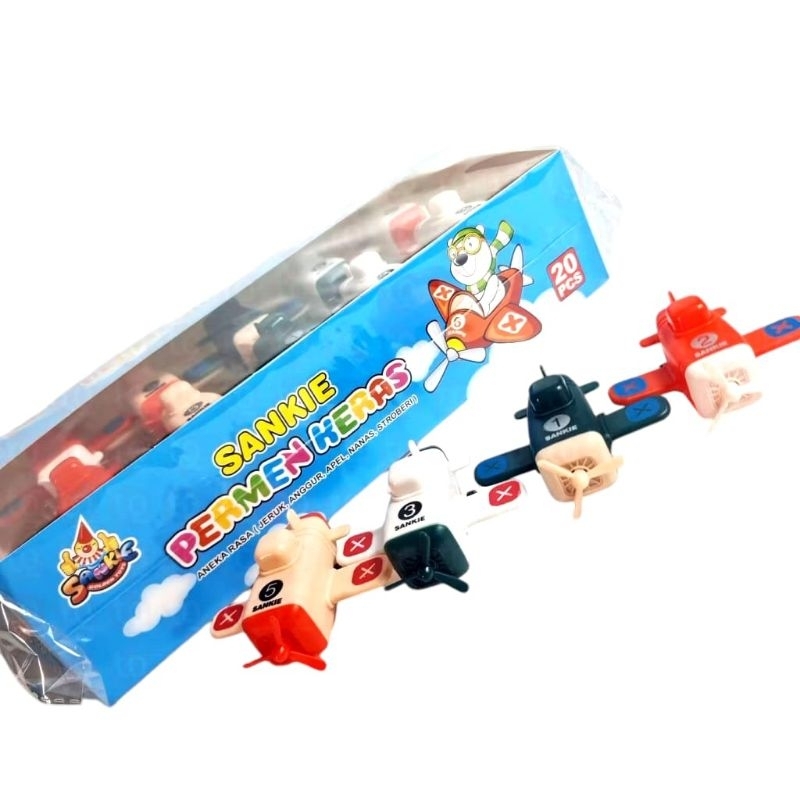 

1 Box Permen Mainan Pesawat Baling Baling