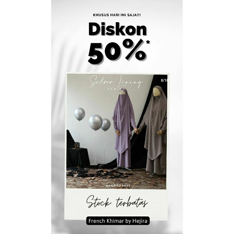 NWT DISKON - FK BY HEJIRA WARNA HAZEL || DAREEN FK ANTI UV|| FK ONLY