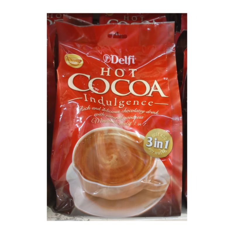 

DELFI HOT COCOA 3 IN1 ISI 20 SACHET @25GR