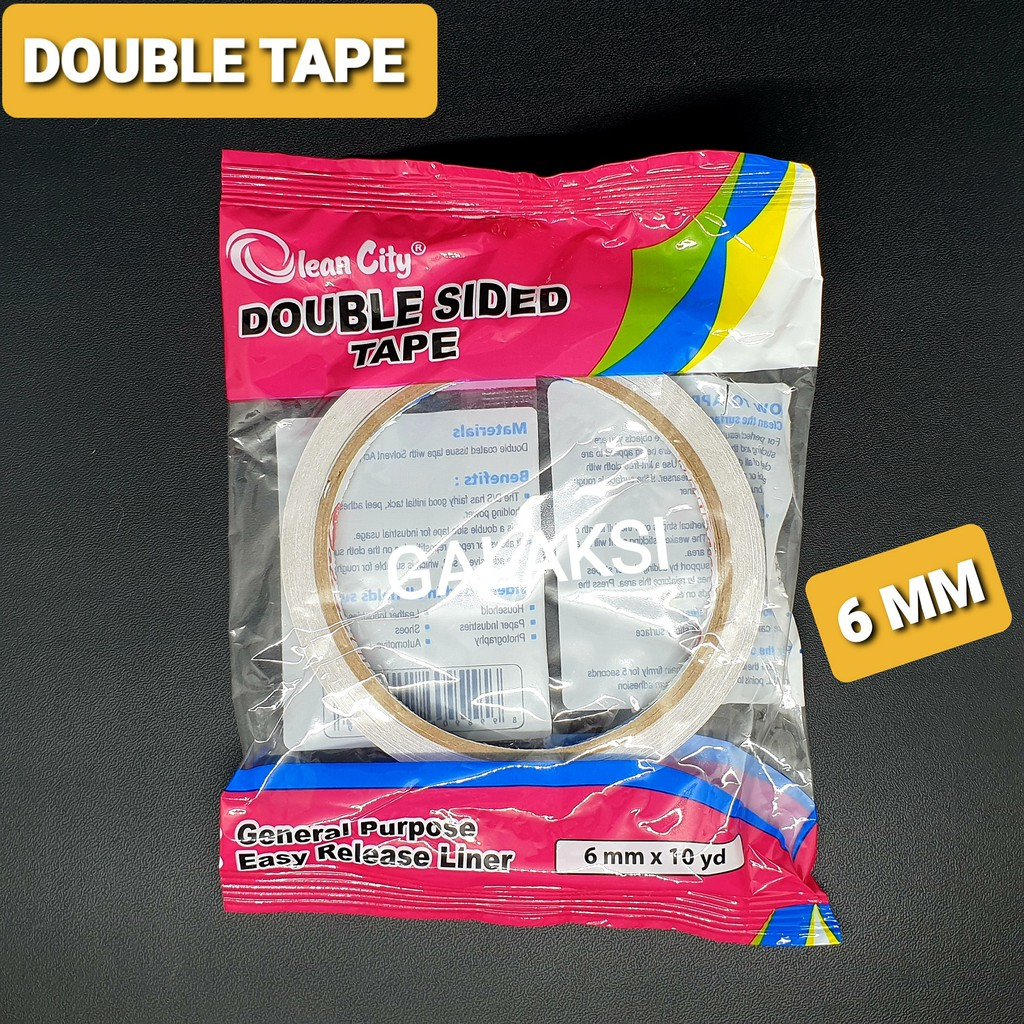 

DOUBLE TAPE 6MM X 10Y OLEAN CITY