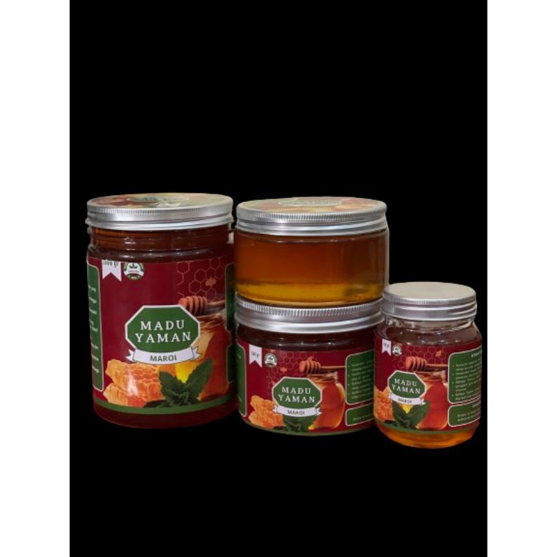 

Madu Yaman Maro'i Terang 100% Murni Grade Terbaik Kadar air 0%
