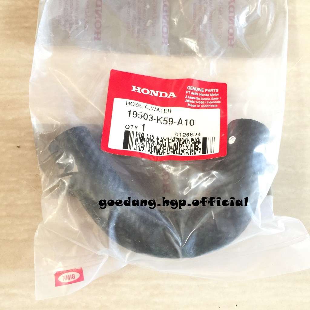 Hose C Water / Selang Water Pump C VARIO 150 K59J ORIGINAL AHM 19503K59A10