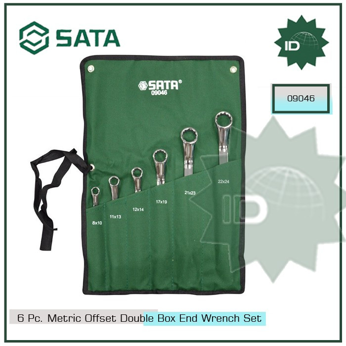 Kunci Ring SET 6 Pcs 09046 METRIC SATA TOOLS