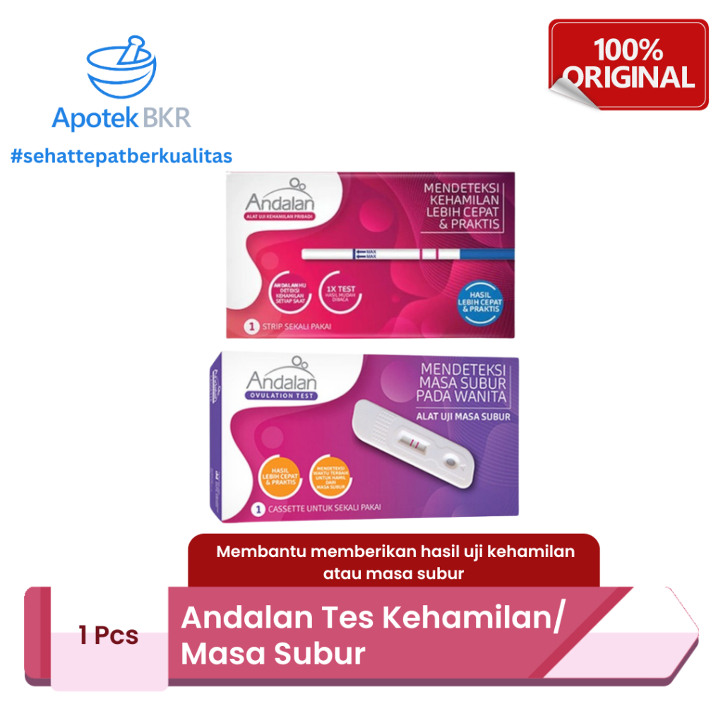 Andalan Alat Uji Kehamilan & Alat Uji Masa Subur / Testpack / Pregnancy Test Kit / Ovulation Test Ki