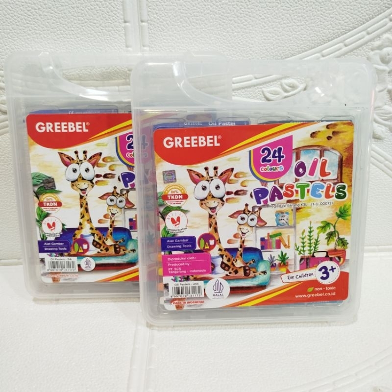 

Greebel Crayon Oil Pastels Greebel Non Toxic 24 Warna / 24 colours