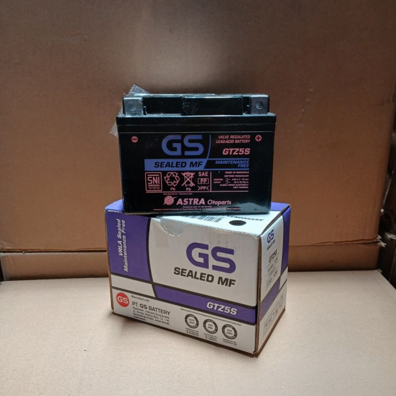 Aki Motor GS ASTRA GTZ5S ORIGINAL