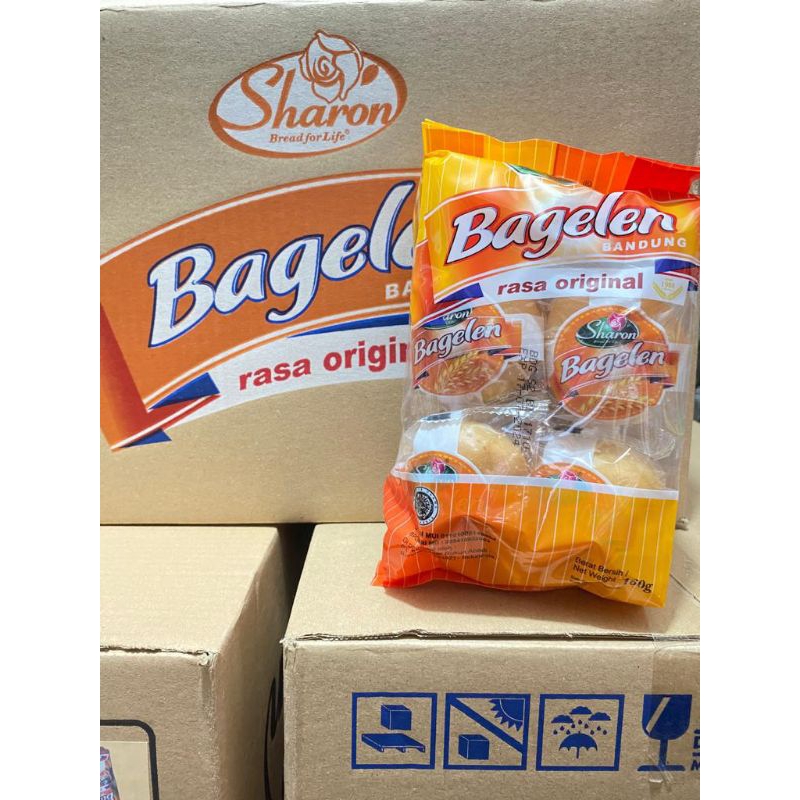 

Sharon Bagelen isi 10 pcs ( paket 3 ) / kemasan kecil / roti kering