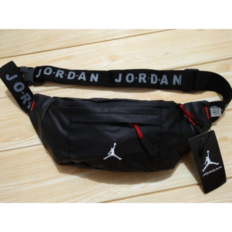 Tas Slempang Jordan Distro Pria Model Selempang Waistbag Premium Like Ori