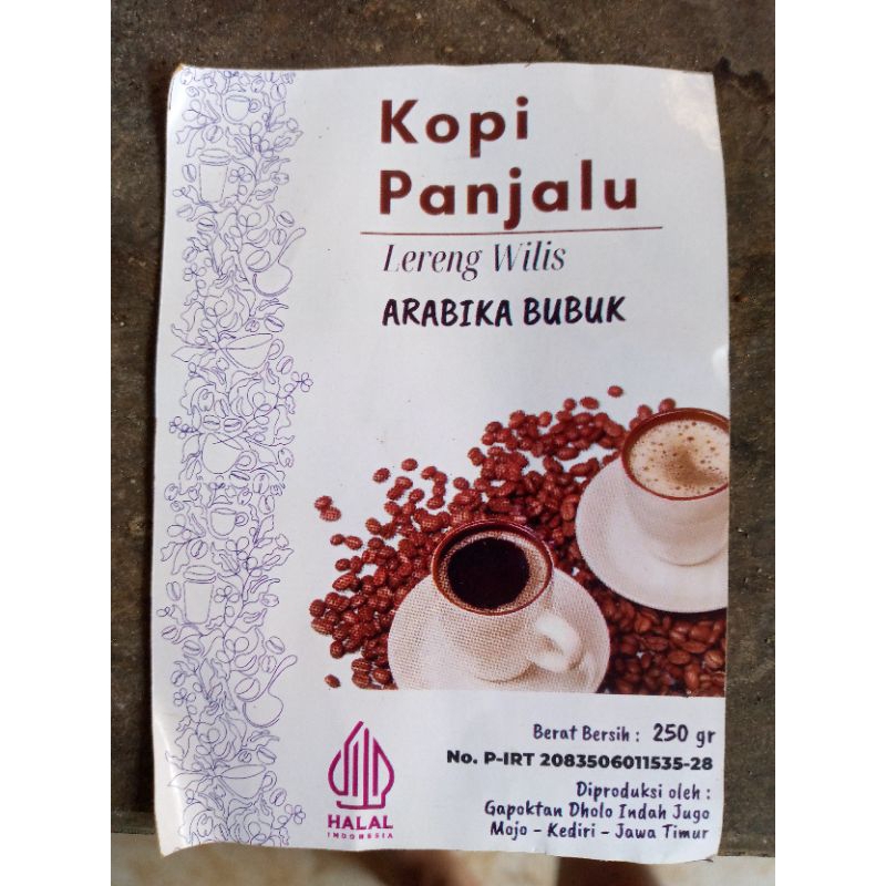 

Biji Kopi Arabika Panjalu 1 kg