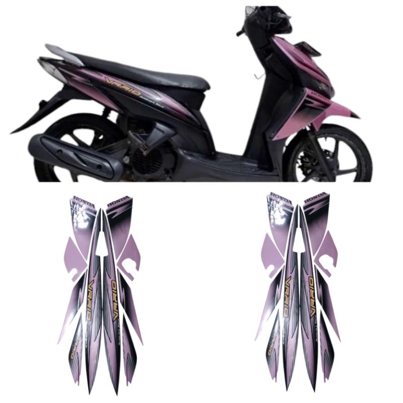 Lish stiker motor HONDA VARIO OLD 110 2007 warna pink