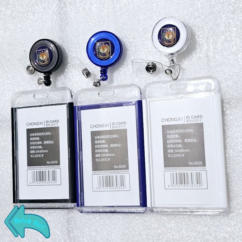 

Tempat Kartu Id Card Akrilik CHQ + Yoyo Logo KEMENDAGRI