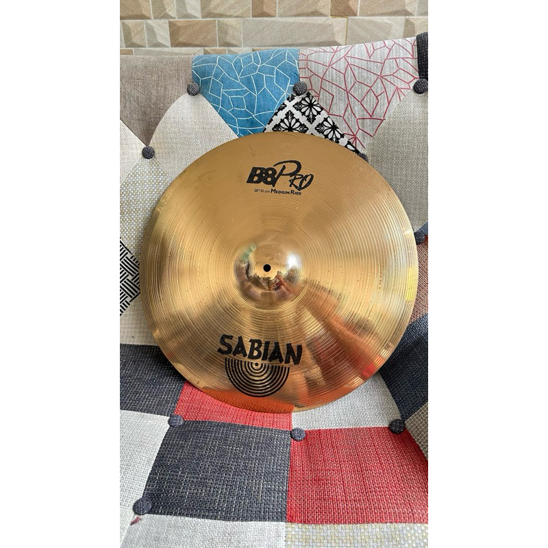 cymbal sabian B 8 pro 20 inch ride like new wajib unboxing