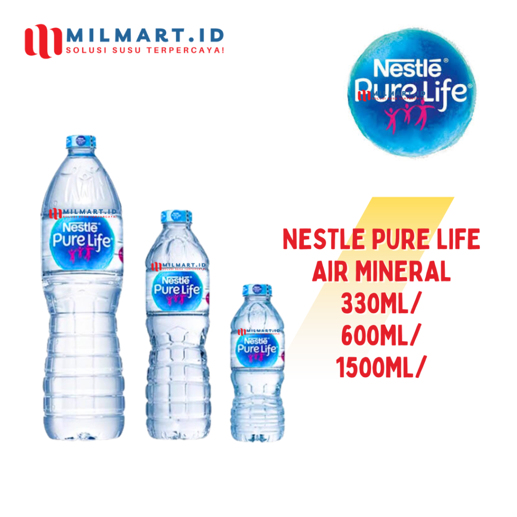 

PURE LIFE MINERAL WATER 330ML/600ML/1500ML AIR MURNI PURELIFE AIR MINUM BOTOL