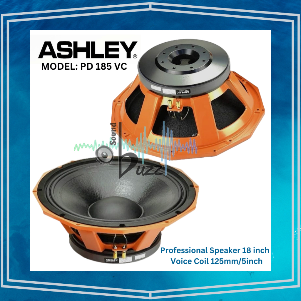 Speaker ASHLEY PD 185 VC Professional Speaker 18 inch ASHLEY PD185VC ASHLEY PD 185VC ASHLEY 185