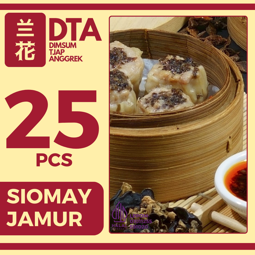 

Dimsum Premium Siomay Ayam Jamur isi 25 pcs di Kota Bandung Halal (Frozen/Fresh) (BISA KIRIM LUAR KOTA)