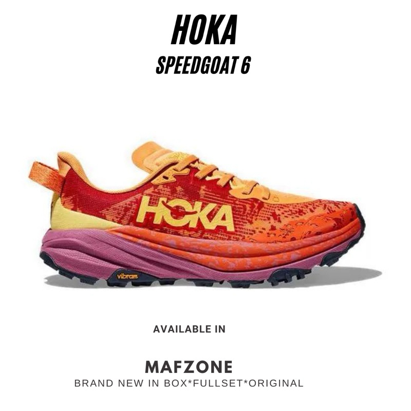 Hoka Speedgoat 6 Women's Running Shoes - Sherbert ORIGINAL
