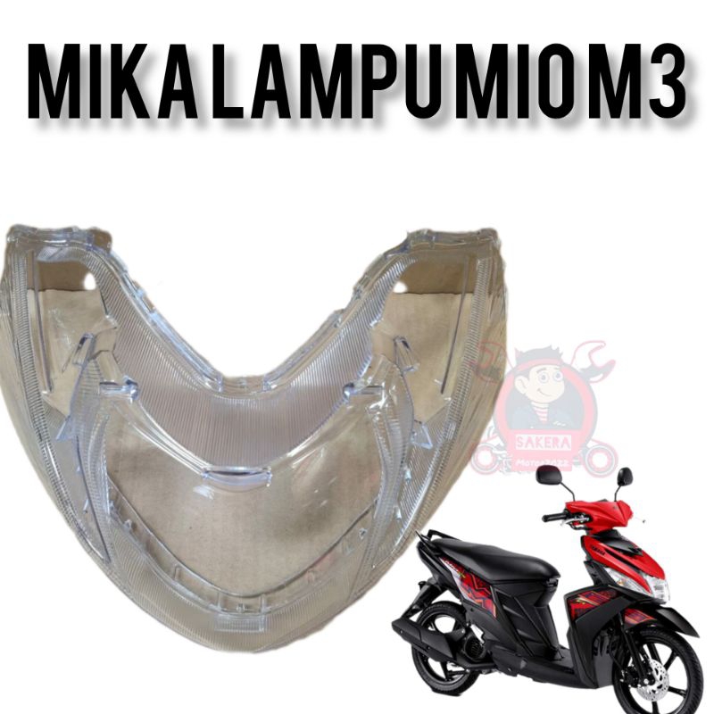 mika lampu depan Mio m3/mika kaca Mio m3
