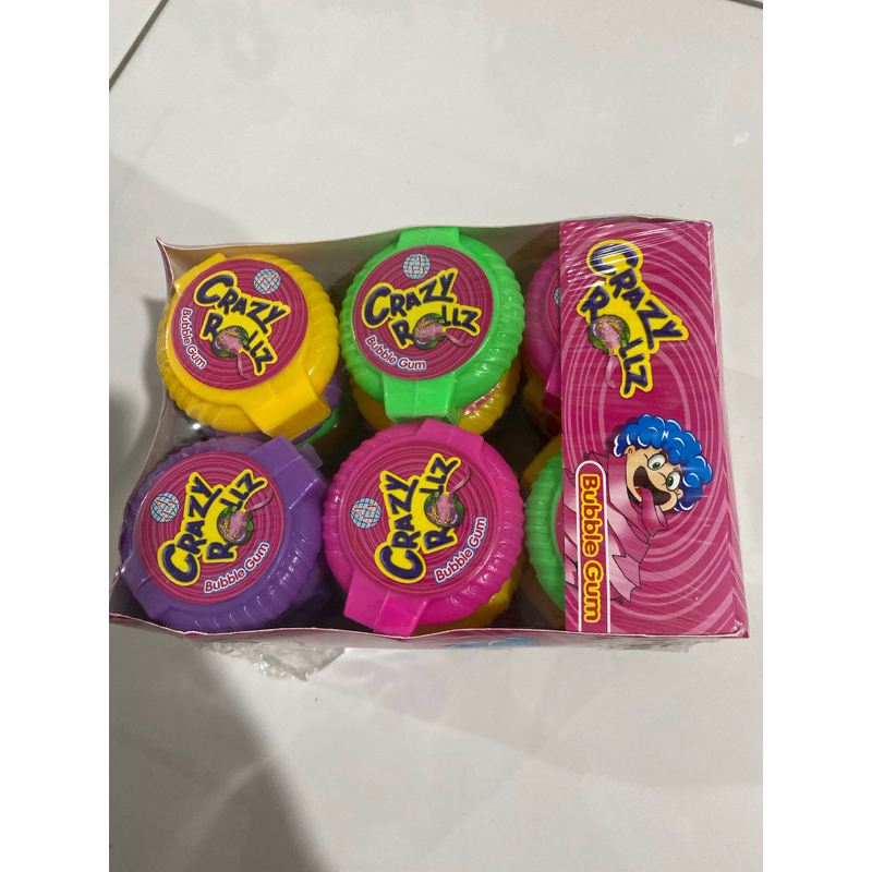 

permen crazy rollz isi 30 pcs