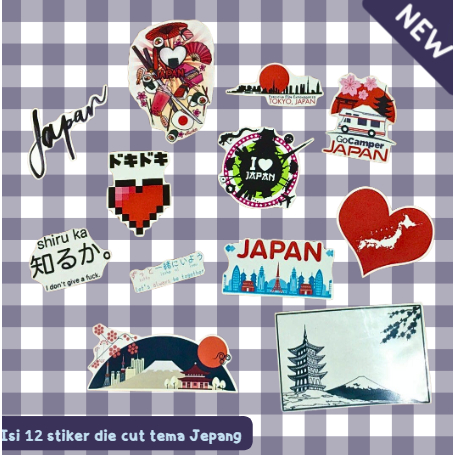 

Stiker Jepang Retro