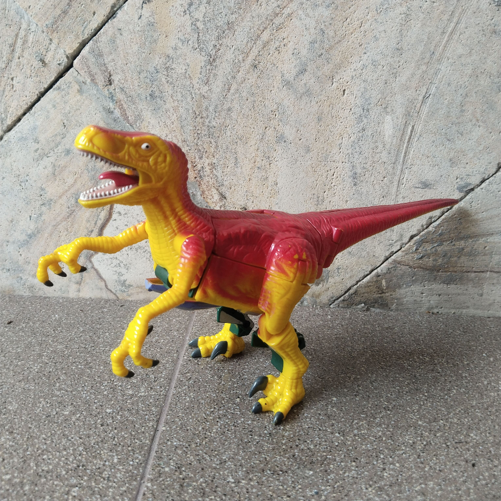 Mainan Anak Robot Velociraptor Transformers Dinosaurus Dinobot Raptor MURAH