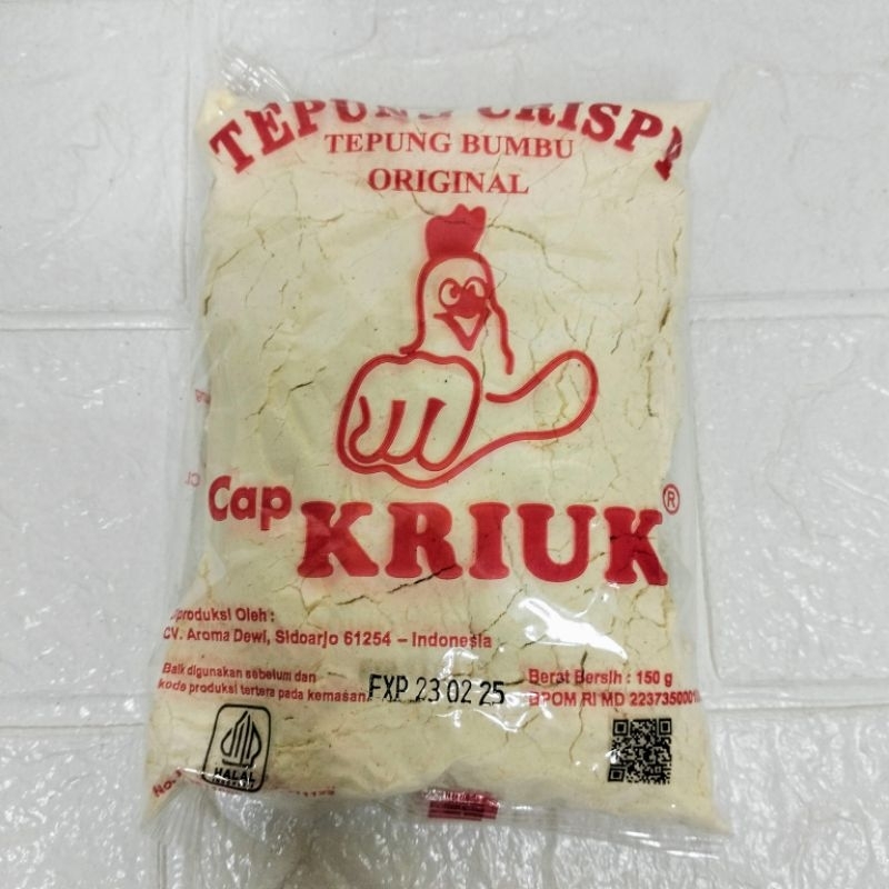 

2 pcs tepung Krispy kemasan 140 gram - tepung bumbu - bumbu Krispy cap kriuk