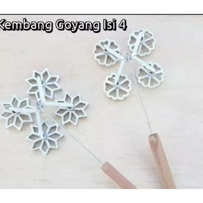cetakan kue  kembang goyang mini termurah !!  2 motif   bunga dan bintang