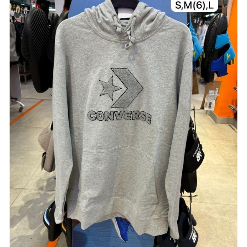 Converse Hoodie Grey Unisex Dijamin ORI Sports Station