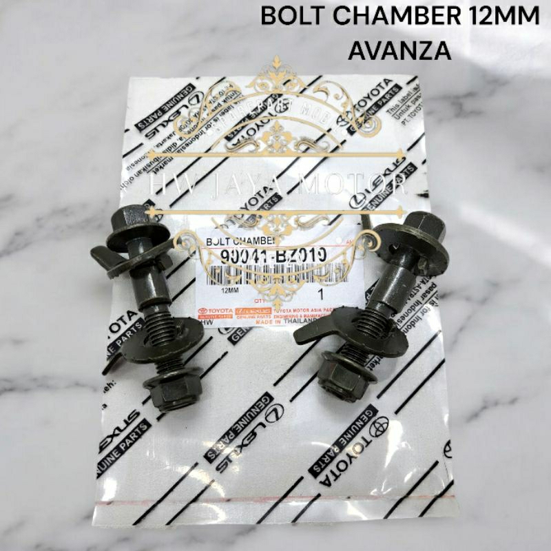 BOLT CHAMBER BAUT SPOORING TOYOTA AVANZA 12MM 2PC