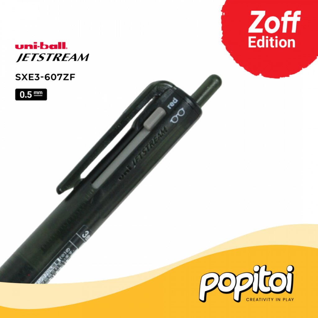 

UniBall Jetstream 3 Multi Color SXE3-607ZF Zoff Edition (Limited) 0.5 mm Uni Ball Pulpen