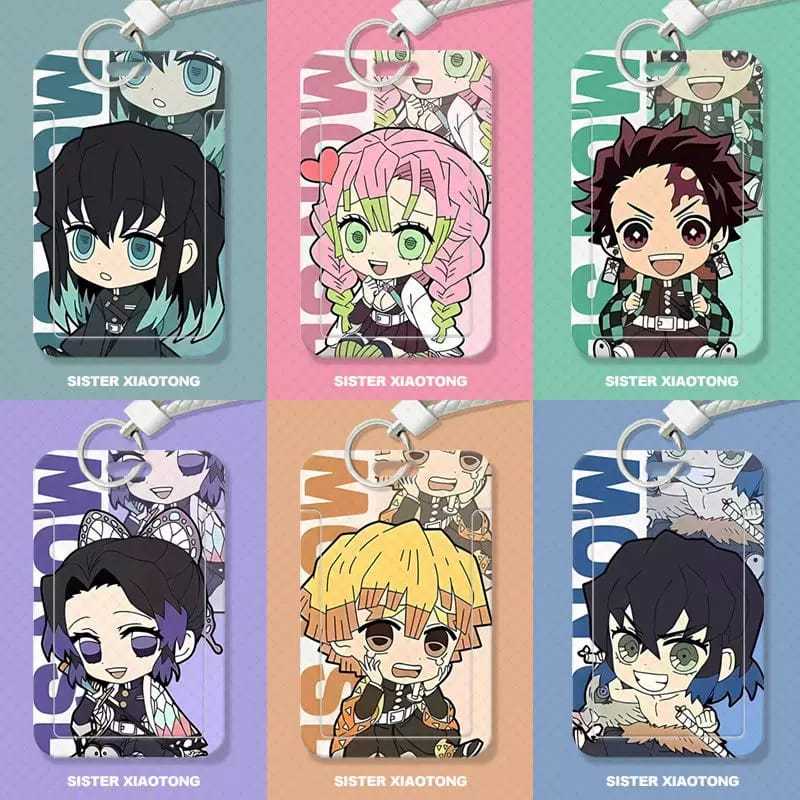 

ID Card Holder Name Tag Muichiro Tokito Tanjiro Kamado Anime Kimetsu No Yaiba