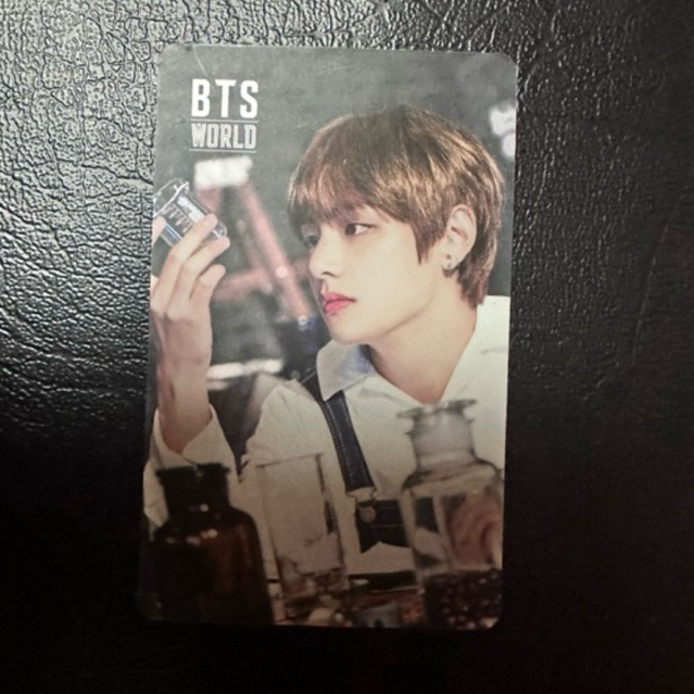 BTS Taehyung V Photocard PC 2 Sided Official BTS World
