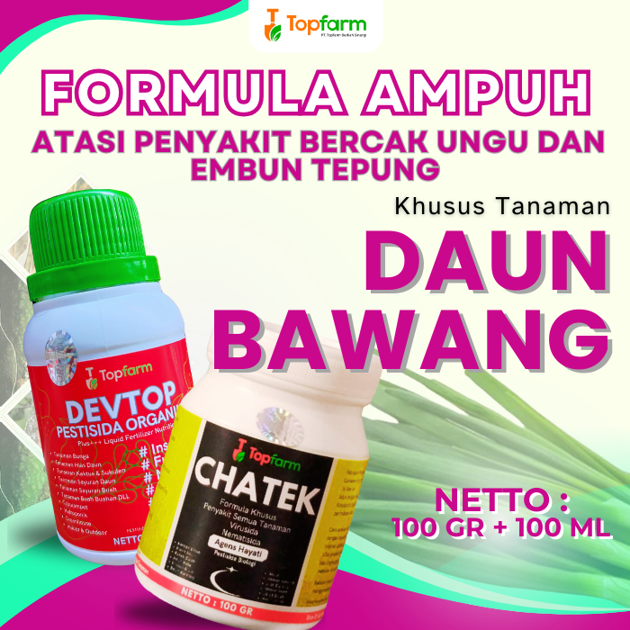 Pestisida Topfarm / Obat Semprot Hama Ulat Daun Bawang / Obat Ulat Pada Tanaman Bawang Daun / Obat H