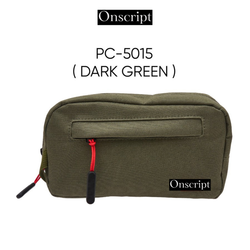 

Kotak Tempat Pensil Pencil Case Onscript PC-OS-003-Dark Green
