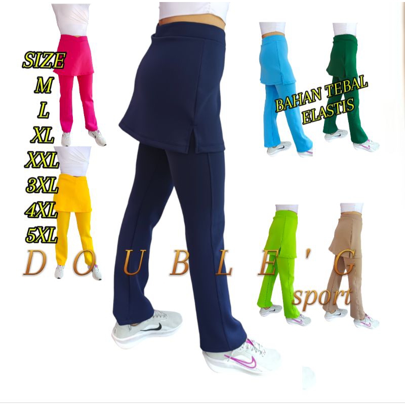 [CELANA ROK TERLARIS] Celana rok Senam polos/Celana rok Olahraga Wanita polos/Celan rok zumba/Celana