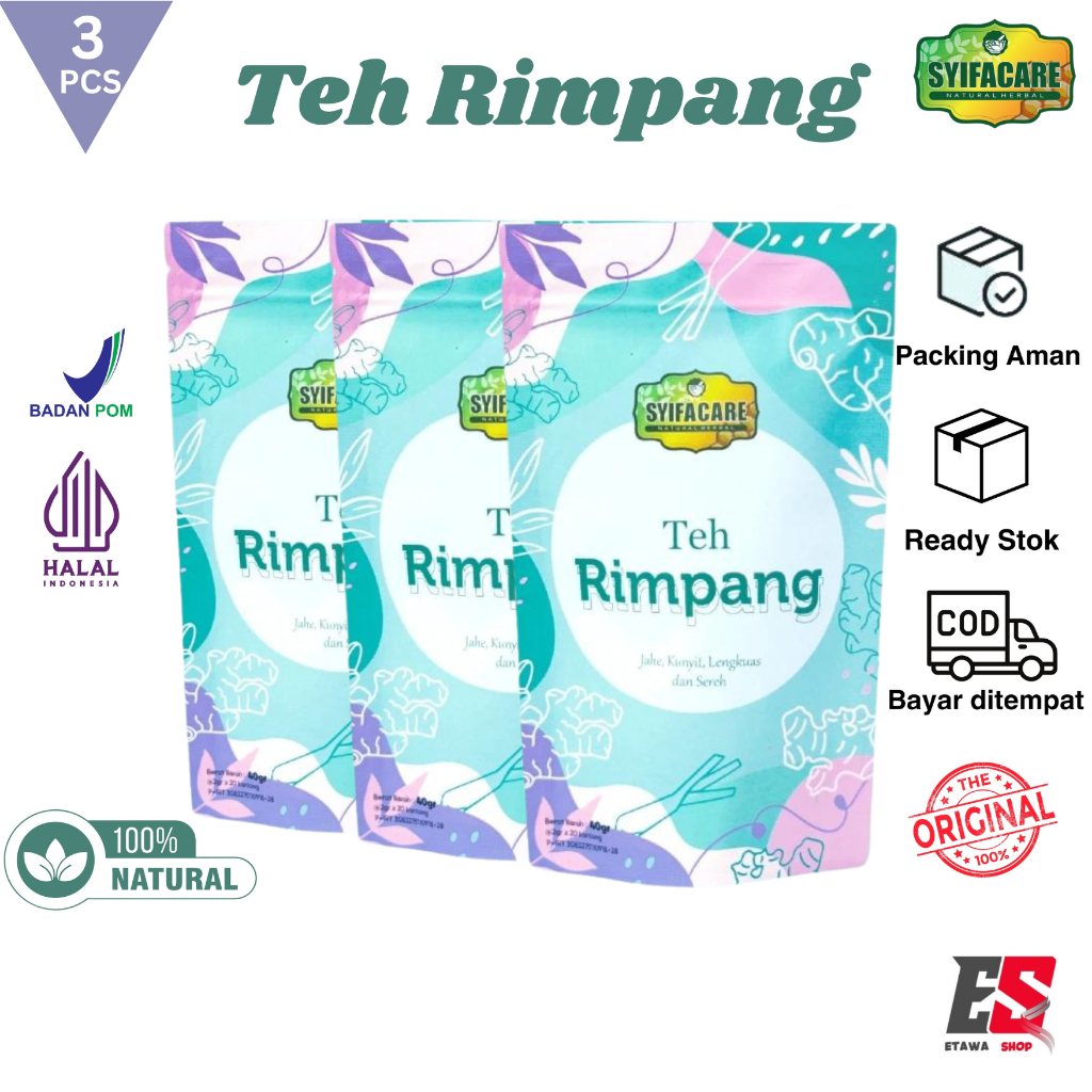 

Teh Rimpang Syifacare - Teh Celup detox Herbal Ramuan Rempah Rimpang BPOM