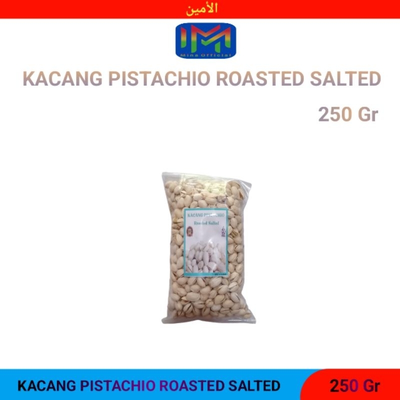 

Kacang Pistachio Roasted Salted 250gr / Kacang Fustuk Gurih Renyah