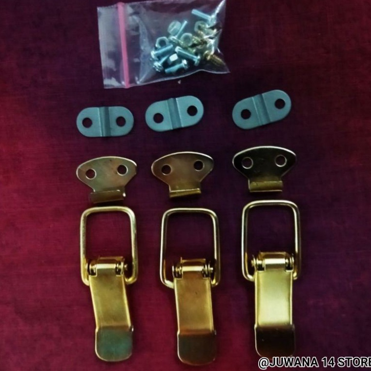 Promo Merakyat JEPITAN KLEM KOPER GOLD EMAS PENGAIT KLEM JEPIT IMPORT UNTUK TEBOK SANGKAR BURUNG LOV