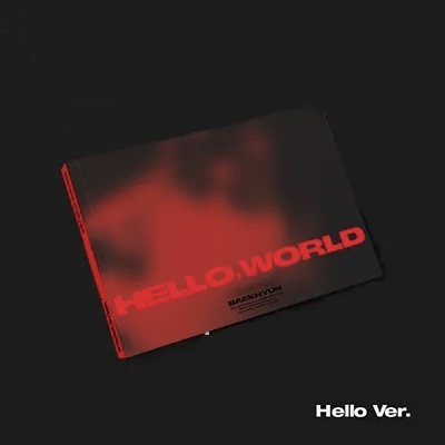 Album Baekhyun Hello World / Box Album Akrilik, Rak Album Akrilik